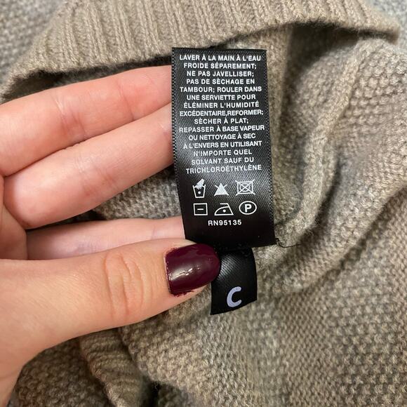 Lafayette 148 New York Striped Wool Tank Top Womens Size M Brown Gray - Picture 6 of 6